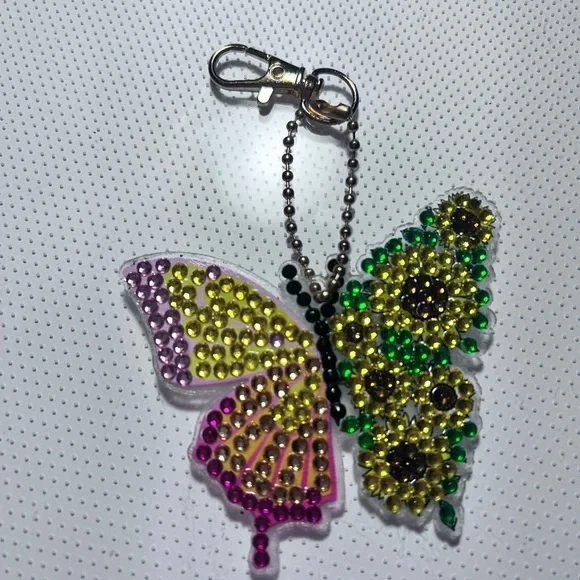 Colorful Butterfly Keychains - Picture 2 of 2